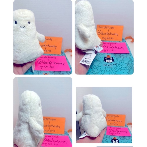 1 OWNER NEVER THRIFTS NO ODOR JELLYCAT OOKY GHOST ORIGINAL RELEASE - Picture 12 of 13